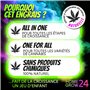 HOMEGROW24 Engrais pour cannabis Intérieur & Extérieur pour plantes de cannabis Phase de croissance et phase de floraison Engrai