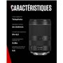 Objectif Canon RF 24-240 mm F4-6,3 is USM téléobjectif et Grand-Angle Standard 10x, Faune, Paysage, Rue, Compatible avec Le syst