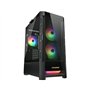 COUGAR Gaming | BOITIER PC Gaming | BOITIER DUOFACE RGB + 2 Panneaux Noir - Assemblage sans Outil - Filtre Anti-poussière - Incl
