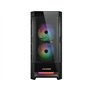 COUGAR Gaming | BOITIER PC Gaming | BOITIER DUOFACE RGB + 2 Panneaux Noir - Assemblage sans Outil - Filtre Anti-poussière - Incl