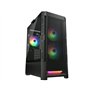 COUGAR Gaming | BOITIER PC Gaming | BOITIER DUOFACE RGB + 2 Panneaux Noir - Assemblage sans Outil - Filtre Anti-poussière - Incl