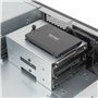 SilverStone Technology SST-RM23-502-MINI - Châssis de Serveur Industriel Micro-ATX Montage en Rack à Double Baie de Disque 5,25 