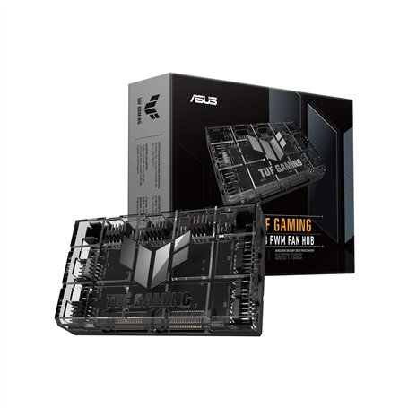 ASUS TUF Gaming ARGB PWM Hub de Ventilateur (6 Ports pour Ventilateur de boîtier PWM et contrôle ARGB