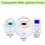 Maymom Protection anti-retour compatible avec pompe à poitrine Spectra S2 Spectra S1 et 9 Plus - Non original Spectra Pompes;com