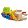 Kit Sable Magique Chantier de Construction 1Kg avec Bac à Sable, Camion, Tractopelle, Pelle, Râteau et Briques Sable magique pou