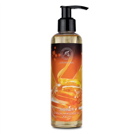 Huile de Massage Sensuelle Miel - 200ml - Oil Massage - Comestible - Naturelle - Huile pour des Moments Sensuels - Huile de bais