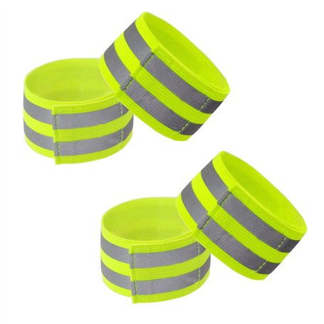 4 pièces bracelet de sécurité réfléchissant bande de bracelet