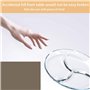 ChasBete Service Assiette Compartiment Adulte en Verre, Plateau Aperitif Design, Lot Assiette de Table - D 25 cm 2 Pièces