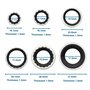 EMSea 30 Pièces Klimaanlage Kompressor Wellendichtring AC Joint Torique Accessoires Compatible avec Buick V5GL8 Compatible avec