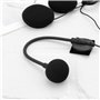EMSea 1 Interphone pour Casque de Moto Type-C Coude Double Haut-Parleur Interphone Microphone Compatible avec BT-S2 BT-S3 pour L