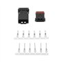 EMSea Lot de 5 Connecteurs Mâles Et Femelles à 4 Broches pour Moto Et Voiture Kit de Connecteurs Mâles Et Femelles à 4 Fils Câbl