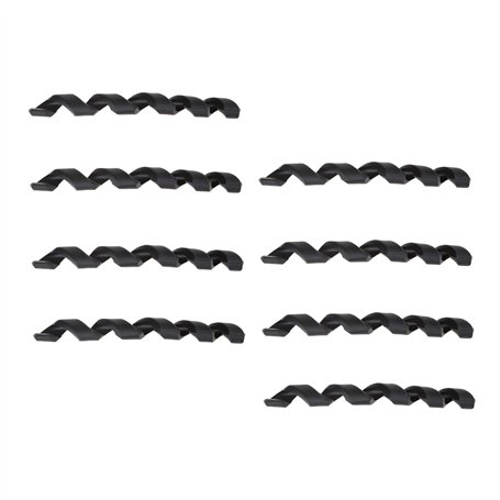 YINETTECH Lot de 8 Gaines de Protection pour câble de vélo en Caoutchouc TPR Anti-Friction Noir 60 mm