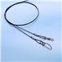VGOL 30pcs Leaders de Fil de Pêche 45kg/100lb 50cm/19 Pouces en Acier Inoxydable Anti-Morsure Pêche Leurre Fil Leader Plates-For