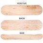 Gaqnzjx 8 8 couches d'érable vierge double concave skateboards naturel planche à roulettes table érable