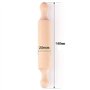 DcnrInsr 7 Pouces Mini Rouleau à Pâtisserie en Bois Long Cuisine Cuisson Rouleau à Pâte pour Enfants Fondant Pâtisserie Pizza Ar