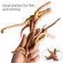 NISHZHU Mini Bois Flotté pour Aquarium Branches en Bois Naturel DéCorations D'Aquarium Tronc d'arbre Bois Flotté Assorti (10 Pac