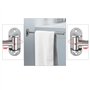 LDUDU Porte Serviette Salle de Bain 180°Rotatives Porte Serviette Murale Extensible de 40 à 60 cm Barre Porte Serviettes en Acie