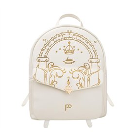 CINEREPLICAS SEIGNEUR DES ANNEAUX - Sac à dos Porte de la Moria - briller dans l'obscurité - 27 * 31 * 14 cm - Licence Officiell