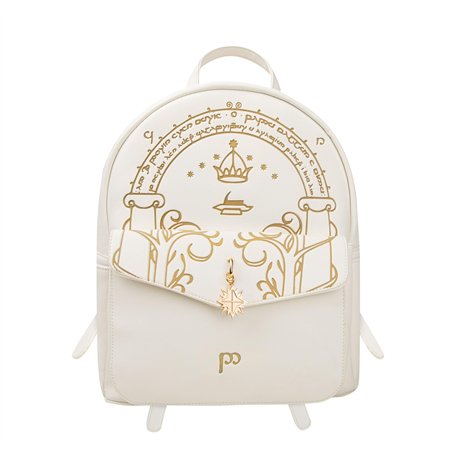 CINEREPLICAS SEIGNEUR DES ANNEAUX - Sac à dos Porte de la Moria - briller dans l'obscurité - 27 * 31 * 14 cm - Licence Officiell