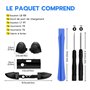 Mcbazel Boutons de Remplacement LB RB, Boutons de Pare-chocs avec Kit de Tournevis T6 et T8, Kit de Réparation LB RB LT RT Compa