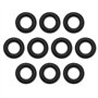 ECSiNG Lot de 10 joints toriques haute pression en caoutchouc compatibles avec les accessoires de nettoyeur haute pression Bosch