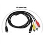 ECSiNG Câble Audio Vidéo VMC 10 Broches pour Appareil Photo Numérique VMC-15FS VMC-30FS Câble AV vers RCA Pièce de Rechange Comp