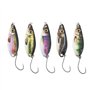LT Easiyl Lot de 5 Leurres de Pêche Cuillères de Pêche à Paillettes en Métal Simulé Leurre à Paillettes en Métal Leurres de Trui