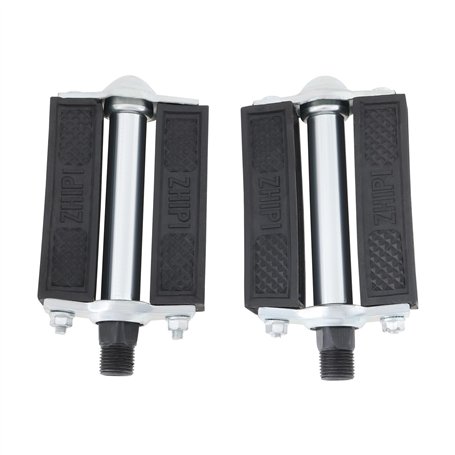 LT Easiyl 1 Paire de Pédales de Vélo de Loisir 1/2" 9/16" avec Réflecteurs Compatible avec Schwinn Style pour BMX VTT Vélos de R