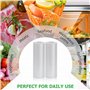 KitchenBoss Sacs Sous Vide Alimentaire:2 Rouleaux 28x600cm, Rouleau Sous Vide Alimentaire Convient à L'appareil de Mise sous Vid