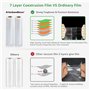 KitchenBoss Sac Sous Vide Alimentaire:Rouleau Sous Vide Alimentaire sans BPA pour Machine Sous Vide, Film Sous Vide Alimentaire