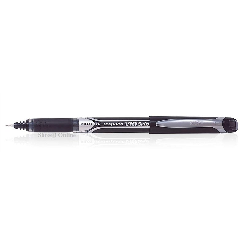 Pilot Hi-Tecpoint V10 Grip Set van 4 zwart, blauw, rood