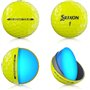 Srixon Q-Star Tour 4 – Douzaine de balles de Golf – Performance et Puissance – 3 pièces – Uréthane – Accessoires de Golf et Cade