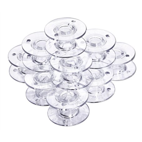 10 Bobines plastique pour machines à coudre pfaff ambition
