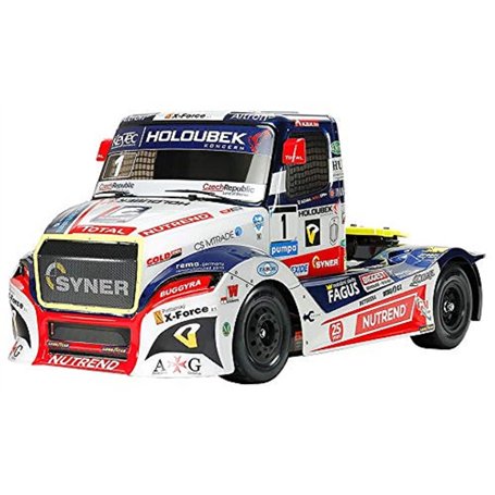 Tamiya 58661: 14 Rc Buggyra Fat Fox Racetruck Tt-01E Voiture Télécommandée Véhicule Modélisme Camion à construire Blanc