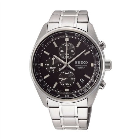 Seiko Homme Analogique Quartz Japonais Montre avec Bracelet en Acier Inoxydable SSB379P1