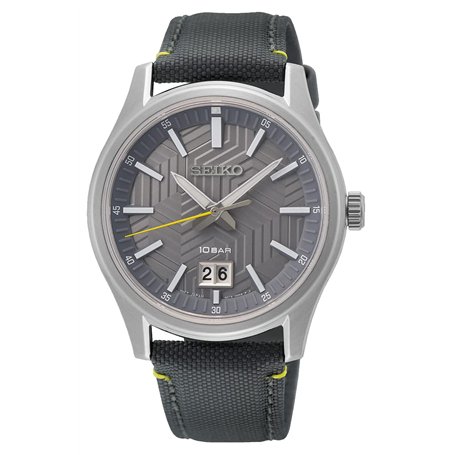 Seiko Hommes Analogique Quartz Montre avec Bracelet en Nylon SUR543P1