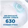 Canard WC Fresh Disc Active Eucalyptus - Bloc WC Sans Cage Nettoyant - Formule Anti-Tartre - Nouvel Emballage 100% Carton - 1 Ap