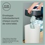 Tommee Tippee Poubelle à couches Twist & Click, Pack Exclusif avec x2 Recharges incluses, Protection anti-odeurs et anti-germes 