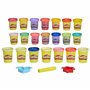 Play-Doh Couleurs joyeuses Pack de 21 Pots de pâte à Modeler incluant la pâte Paillette et métallique