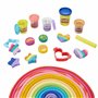 Play-Doh Couleurs joyeuses Pack de 21 Pots de pâte à Modeler incluant la pâte Paillette et métallique