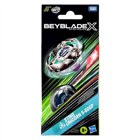 Beyblade X Booster Pack de Toupie Sting Unicorn 5-60GP Jouet pour Garçons et Filles dès 8 Ans