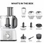 Robot cucina Kenwood FDP65450WH, Blanc