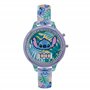 Lilo and Stitch Filles Numérique Quartz Montre avec Bracelet en Silicone LAS40001ARG