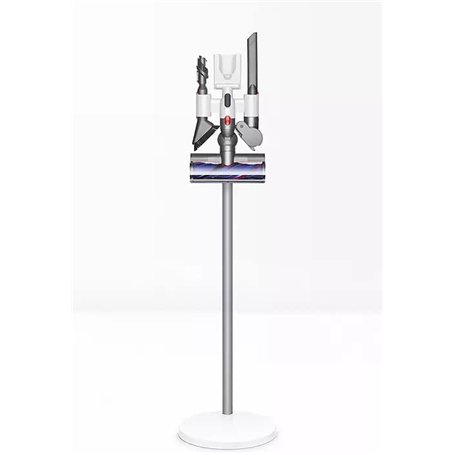 Station d’accueil indépendante V12 - Aluminium - Rangement aspirateur et accessoires Dyson.