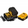 DeWalt Scie Sabre Compact Brushless XR 18V 5 Ah - DCS367P2-QW - Scie Électrique sans Fil avec Coffret TSTAK, 2 Batteries et Char