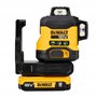 Dewalt - Niveau laser multiligne 3 x 360° compact XR 18V 2Ah Li-Ion - faisceau vert - DCLE34031D1-QW
