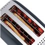 Russell Hobbs Grille pain [Pour 2 tranches] Colours Plus Inox gris (fentes extra larges, 6 niveaux de brunissage rapide, surélév