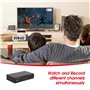 Décodeur et Enregistreur TNT HD - August DVB482 - Regardez et enregistrez simultanément 2 chaînes – Récepteur HDMI Full HD 1080p