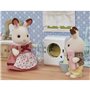 Sylvanian Families - La machine à laver et aspirateur - Set + de 3 accessoires - Plongez dans l'univers de la famille Sylvanian 