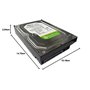 WD AV-GP WD5000AVDS Disque dur interne 3.5'' SATA II 7200 tours/min Mémoire cache 32Mo 500 Go